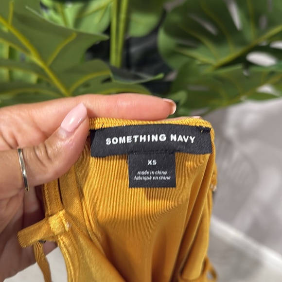 Something Navy bodycon midi sheen dress - Picture 9 of 9